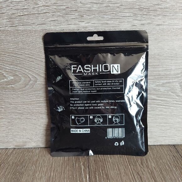 Multicolored Rhinestone Bling Face Mask Adjustable - Picture 4 of 4